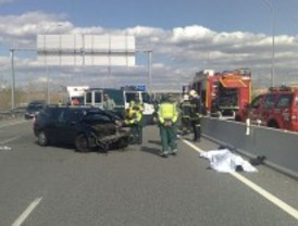 Un muerto y un herido al colisionar su vehículo con una farola en la M-21