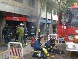 Arde un transformador en la Castellana