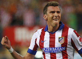 El Atlético, a ritmo de balón parado