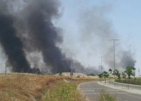 Dos incendios en Las Barranquillas y en la Cañada Real 'nublan' Rivas