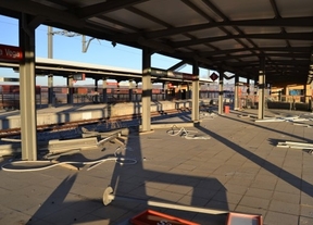 El vandalismo arrasa la estación de San Martín de la Vega