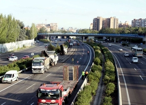Corte de tráfico en la M-30 entre el Nudo de Pío XII hasta el Puente de Ventas