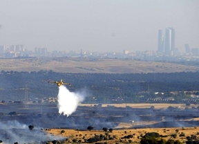 Controlado el incendio de Tres Cantos