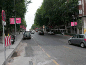 Cortes por reasfaltado en Serrano