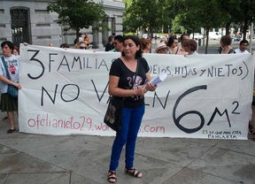 Aplazado "por seguridad" el desahucio en Ofelia Nieto