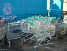 Detenido un hombre por robar más de 3.000 carros de compra