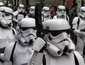 'Soldados imperiales' en el preestreno de 'The Clone Wars'