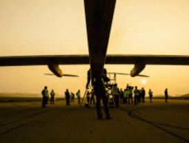 Despega de Madrid el primer avión solar tripulado