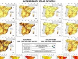 Atlas de accesibilidad por carretera y ferrocarril en España