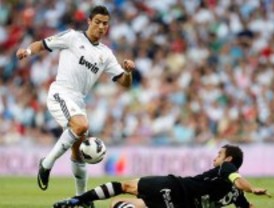 Primera victoria madridista de la Liga