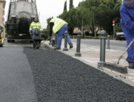 Cortes en seis calles del distrito de Usera por la operación Pavimenta Madrid