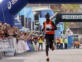 El keniata Eric Kibet, ganador de la Medio Maratón de Madrid