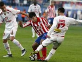 Los rojiblancos empataron siendo dos más