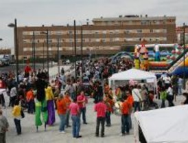 el barrio leganense de La Fortuna estrena recinto ferial