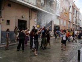 Ochenta mil litros de agua para la Batalla Naval de Vallecas