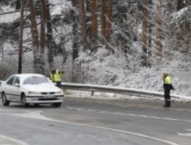 Cae la primera nevada en Navacerrada