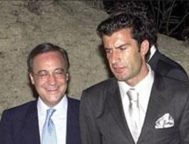 Laporta y Figo critican el gasto del Madrid
