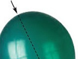 Pinchar un globo sin que estalle