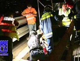 Herido grave un operario de mantenimiento de la M-50