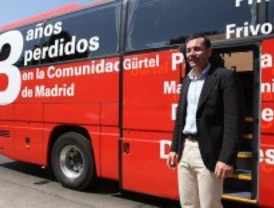 Tomás Gómez recorrerá de nuevo la región en un autobús para explicar sus propuestas