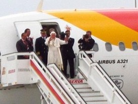 Benedicto XVI abandona Madrid