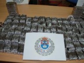 Incautados 15 kilos de hachís en un control policial en Leganés