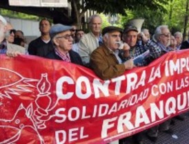 Manifestación antifranquista ante la Delegación