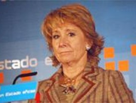 Aguirre afirma que el PP no suscitará la modificación del estatuto de la Comunidad de Madrid