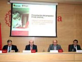Díaz Ferrán y Merry presentan las ayudas tecnológicas para pymes
