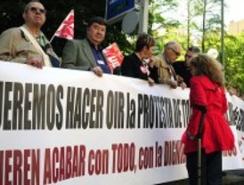 Los pensionistas, en pie de guerra