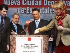 Colocada la primera piedra de la Ciudad Deportiva de Espartales de Alcalá de Henares