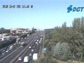 Retenciones de más de 25 km en la M-40 por un accidente en El Pardo
