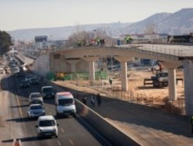 El acceso de la M-300 a Alcalá, en junio