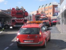 19 intoxicados en un incendio en Carabanchel