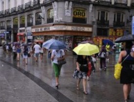 Las lluvias y el fuerte viento barrerán la Comunidad de Madrid este fin de semana