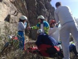 Dos montañeros heridos graves en Rascafría y la Pedriza