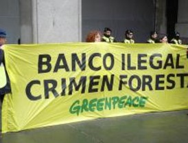 Greenpeace pide a Gallardón que use madera legal