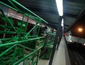 Tráfico denso en Recoletos por las obras
