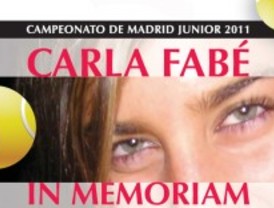 Campeonato de tenis junior en memoria de Carla Fabé