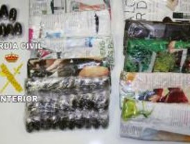 Detenidas en Móstoles cuatro personas con 230 bellotas de hachís en su poder