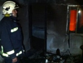 Herido grave en un incendio