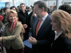 Aguirre a Rajoy: 'Parece que amaina el temporal'