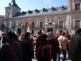 Protesta de funcionarios de la Comunidad y el Ayuntamiento de Madrid