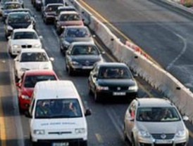 Seis kilómetros de atasco en la A-6