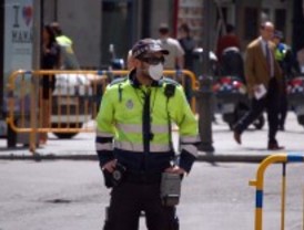 Un seguimiento de entre el 40 y el 94% en los paros de los agentes de movilidad