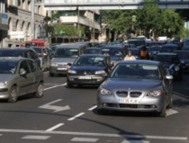 Tráfico denso en el primer 'Día sin Coches'