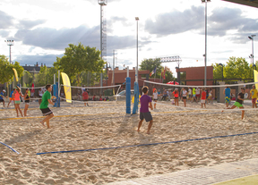 Campeonato de tenis playa.