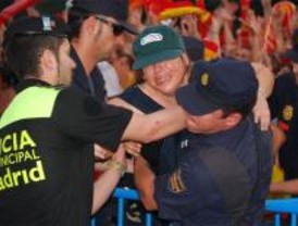 49 personas atendidas por el Samur durante la recepción a la Selección en Colón