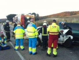 Una mujer de 40 años, grave tras un accidente de tráfico en Morata de Tajuña
