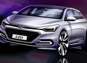 Hyundai enseña los primeros bocetos del nuevo i20